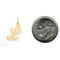 14K Yellow Gold Small Fancy Script Initial L Charm Jewerly 16mm x 13mm